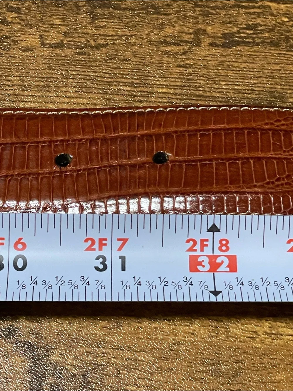Vintage WCM New York Brown Leather Women’s Belt Size S NWOT